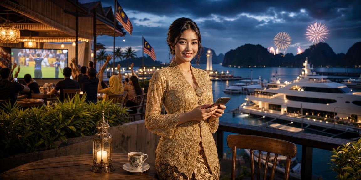 Pengguna Malaysia di Langkawi menikmati kasino mudah alih winbest melalui telefon bimbit
